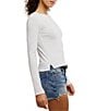 Free People Nova Crew Neck Long Sleeve Tee - Image 3