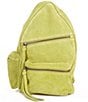 Color:Chartreuse - Image 1 - Oxford Suede Sling Bag