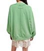 Free People Palm Spring Graphic Mock Neck Long Sleeve Pullover - Image 2