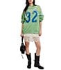 Free People Palm Spring Graphic Mock Neck Long Sleeve Pullover - Image 4
