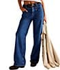 Color:Tunnel Vision - Image 1 - Palmer Mid Rise Relaxed Button Waist Cuffed Jeans