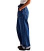 Color:Tunnel Vision - Image 3 - Palmer Mid Rise Relaxed Button Waist Cuffed Jeans