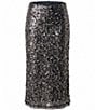 Free People Party Trick Sequin Column Slip Midi Skirt - Image 6