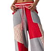Free People Patchwork Print Snow Much Fun Knit Lounge Pants - Image 5