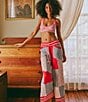Free People Patchwork Print Snow Much Fun Knit Lounge Pants - Image 6