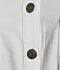 Color:White - Image 3 - Ronnie Poplin Collar Neck Short Sleeve Mini Dress