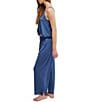 Free People Sleepless Summer Soft Knit Sleeveless V-Neck Pant Set - Image 3