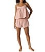 Free People Slow Burn Sleeveless V-Neck Woven Shorty Pajama Set - Image 6