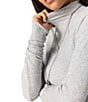 Free People So Soft Seamless Ribbed Mock Neck Long Sleeve Fitted Top - Image 5