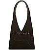 Free People Soho Suede Studded Shoulder Bag, Color:Black - Image 1