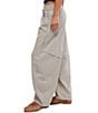Free People Something Good Micro Stripe Pull-On Barrel Leg Pants - Image 3