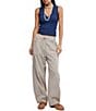Free People Something Good Micro Stripe Pull-On Barrel Leg Pants - Image 5