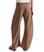 Free People Spotlight Pinstripe Pattern Barrel Leg Trouser Pants - Image 2