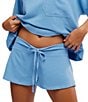 Free People Staycation Knit Drawstring Lounge Sleep Shorts - Image 5