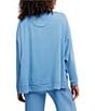 Free People Staycation Coordinating Long Sleeve V-Neck Oversized Pullover - Image 2