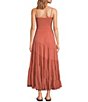 Color:Canyon - Image 2 - Sundrenched Sweetheart Neck Sleeveless Maxi Dress