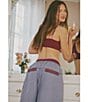 Free People Sweet Point Seamless Longline Bralette - Image 6