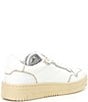 Color:White/Natural - Image 2 - Thirty Love Court Leather Sneakers
