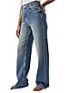 Color:Hazey Blue - Image 3 - Tinsley Baggy High Rise Jeans