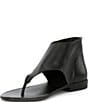 Color:Black - Image 4 - Uma Leather Thong Sandals