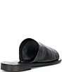 Color:Black - Image 2 - Vicente Leather Slide Sandals