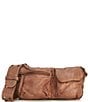 Color:Bronze - Image 1 - Wade Leather Sling Crossbody Bag