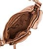 Color:Bronze - Image 3 - Wade Leather Sling Crossbody Bag