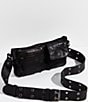 Color:Black - Image 1 - Wade Leather Sling Crossbody Bag