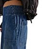 Free People We The Free Breezy Wide Leg Pull-On Denim Jeans - Image 4