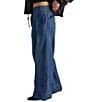 Free People We The Free Breezy Wide Leg Pull-On Denim Jeans - Image 2