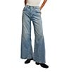 Free People We The Free Eden High Rise Slouchy Denim Flare Jeans, Color:Fast Forward - Image 1