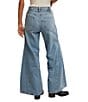 Free People We The Free Eden High Rise Slouchy Denim Flare Jeans, Color:Fast Forward - Image 2