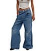 Free People We The Free Eden High Rise Slouchy Denim Flare Jeans, Color:Home Free - Image 1