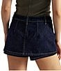 Free People We The Free Galivanting Peekaboo Denim Micro Skort - Image 2