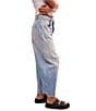 Free People We The Free Good Luck Mid Rise Destruction Wide Leg Barrel Jeans, Color:Barnyard Blue - Image 3