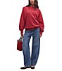 Free People We The Free Palm Spring Mock Neck Long Sleeve Knit Pullover - Image 4