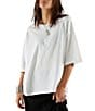 Free People We The Free Perfect Oversized Crew Neck 3/4 Sleeve Tee - Image 6