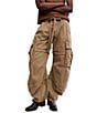 Free People We The Free Reef Curved Mid Rise Twill Cargo Pants - Image 1