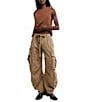 Free People We The Free Reef Curved Mid Rise Twill Cargo Pants - Image 4