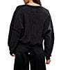 Free People We The Free Skyline Crew Neck Long Sleeve Oversized Tee - Image 2
