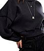 Free People We The Free Skyline Crew Neck Long Sleeve Oversized Tee - Image 5