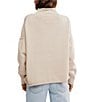 Free People We The Free Torres Roll Neck Long Sleeve Sweater, Color:Sugar Swizzle - Image 2