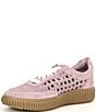 Color:Dusty Lavender Suede - Image 4 - Wimberly Suede Woven Sneakers