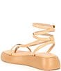 Color:Vachetta - Image 3 - Winnie Wrap Suede Platform Sandals