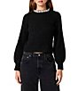 French Connection Avea Cable Knit Embellished Crew Neck Long Sleeve Sweater - Image 1