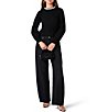 French Connection Avea Cable Knit Embellished Crew Neck Long Sleeve Sweater - Image 3