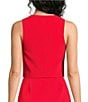 French Connection Azra Twill Double Breasted High Neck Sleeveless Coordinating Top - Image 2