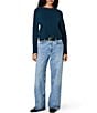 French Connection Babysoft Oversized Crew Neck Long Sleeve Pullover Top - Image 6