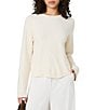 French Connection Babysoft Oversized Crew Neck Long Sleeve Pullover Top - Image 1