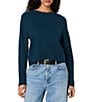 French Connection Babysoft Oversized Crew Neck Long Sleeve Pullover Top - Image 1